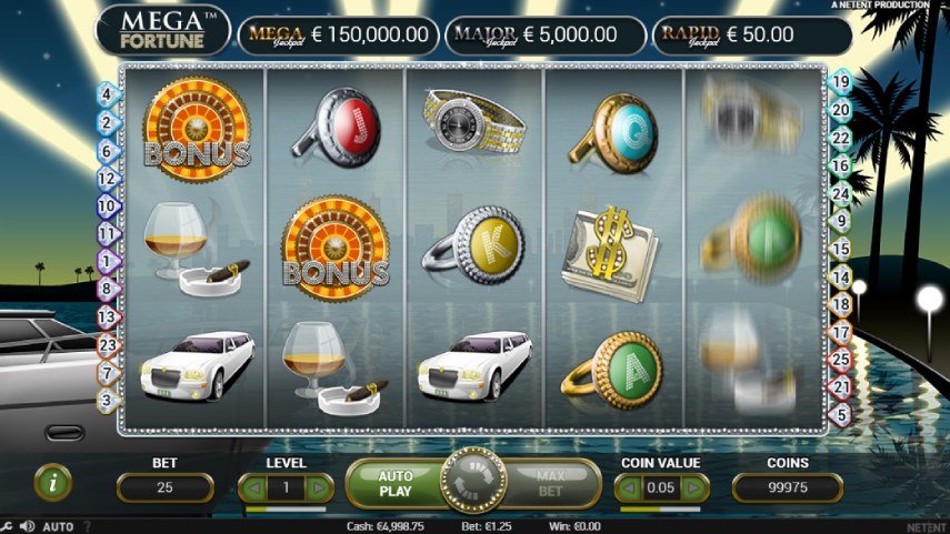 Huge Mega Fortune Slot Jackpot Reward of €3,683,192 Claimed