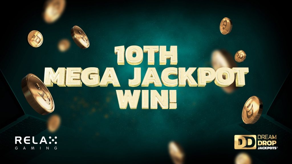 Relax Gaming Confirmed 10th Dream Drop Mega Jackpot Win of €2.7 Million