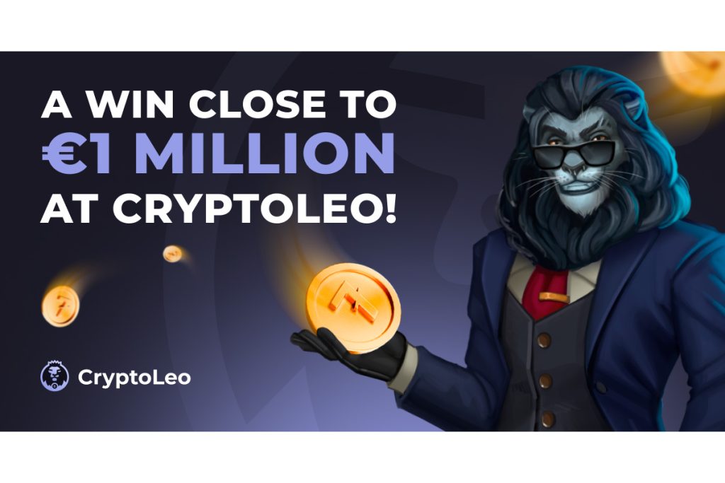 CryptoLeo Celebrates VIP’s Sensational €1 Million Winning