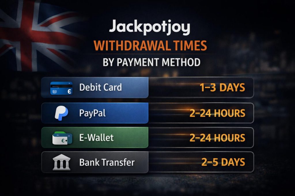 Jackpotjoy Withdrawal Time: Payment Methods, Processing Times & Why a Withdrawal May Not Clear